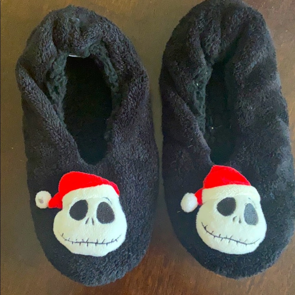 Sm/Md Jack Skellington slipper socks